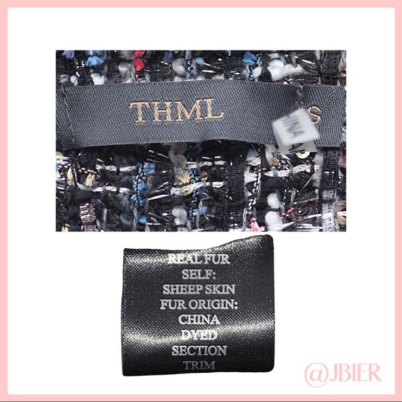 THML Bomber with Sequin Sleeves - Picture 5 of 5